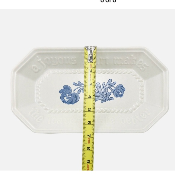 🥖Pfaltzgraff Bread Plate Yorktowne Joyous Heart Make the Loaves Taste Better🥖 - Picture 7 of 7